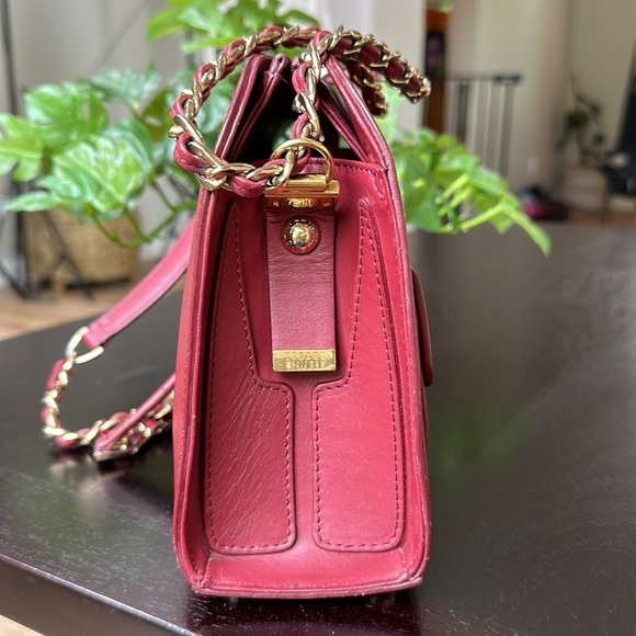 Stuart Weitzman red leather pod bag shoulder bag - Picture 5 of 16